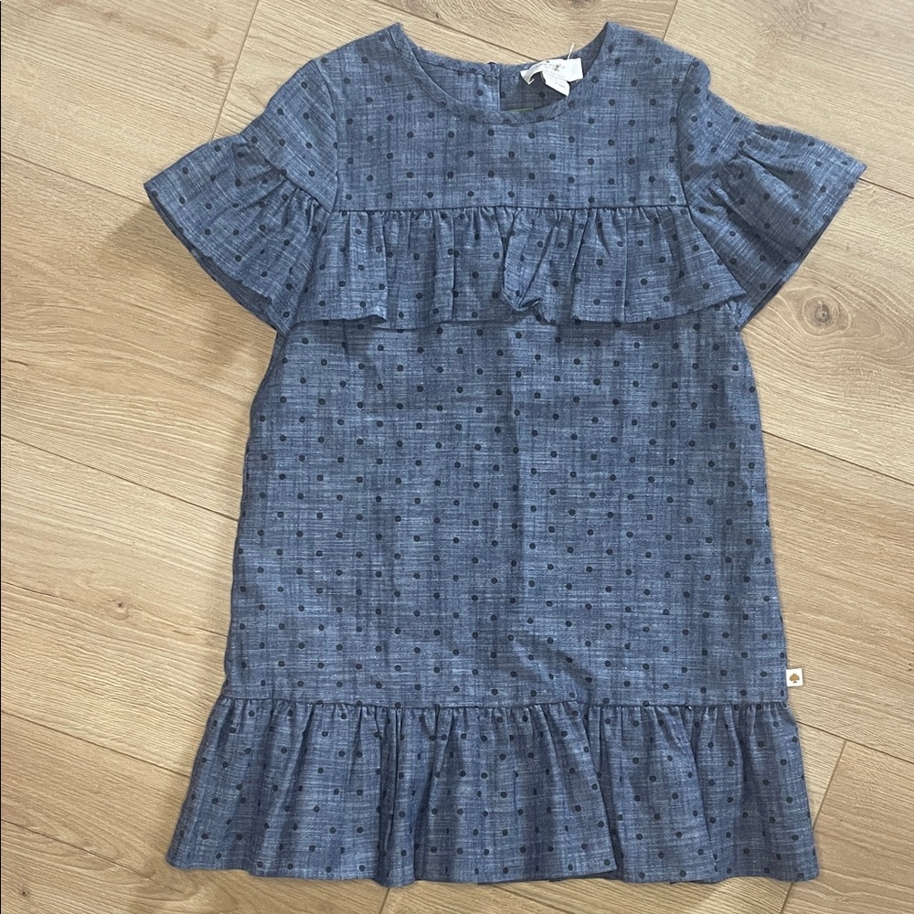 Kate Spade Polka Dot Ruffle Dress Girl size 6